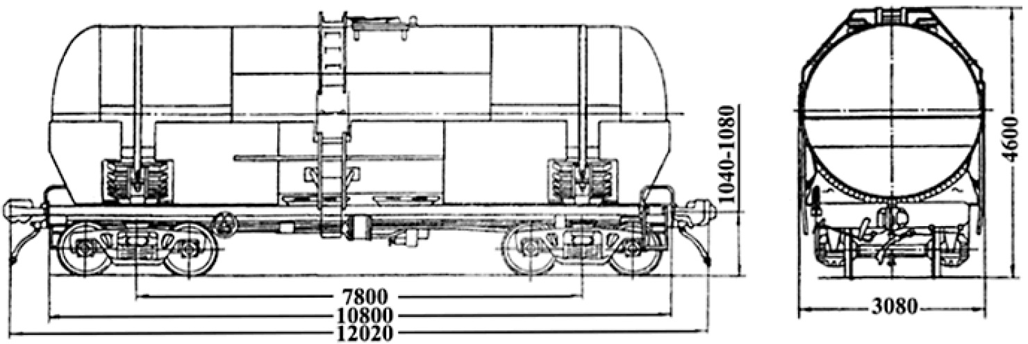 Вагон-цистерна, модель 15-156-01